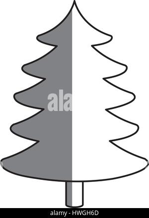 Pine tree icon over white background, vector illustration Stock Vector ...