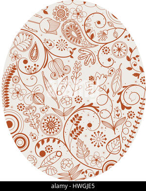 Floral Line Patterns (FloralLinePatterns) Stock Photo