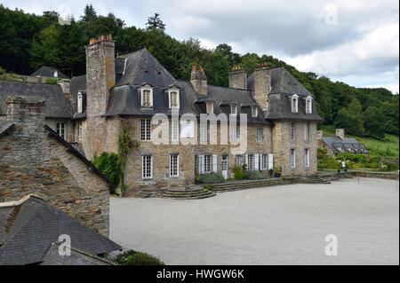 France, Cotes d'Armor, Perret, the Forges des Salles, steel-making village of the XVIIIth and XIXth centuries Stock Photo