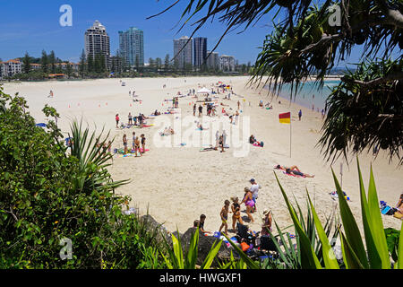 Coolangatta Beach, City of Gold Coast, Queensland, Australia.