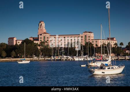 United States, Florida, St. Petersburg, Vinoy Resort Hotel, morning Stock Photo