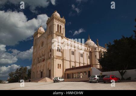 Tunisia, Tunis, Carthage, Byrsa Hill, L' Acropolium, b. 1884 Stock Photo