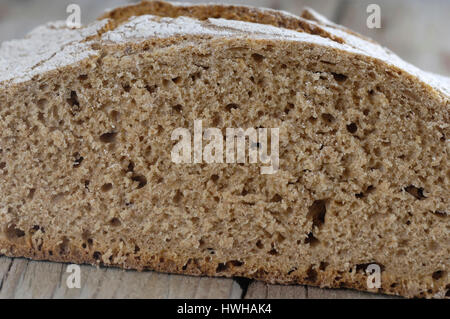 Spelt Wheat bread, Triticum spelta spelt bread, inside, studio, indoor, Spelt Wheat bread / (Triticum spelta) / Dinkelbrot/  innen, Studio Stock Photo