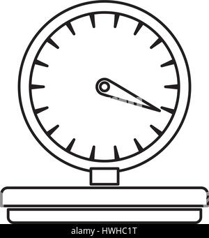 delivery weight scale Stock Vector