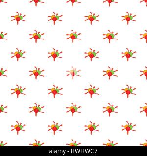 Colorful paintball blob pattern, cartoon style Stock Vector