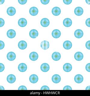Optical sight pattern, cartoon style Stock Vector