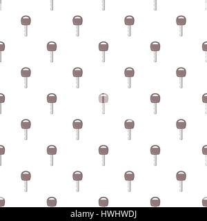 Car key pattern, cartoon style Stock Vector