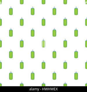 Green air freshener aerosol bottle pattern Stock Vector