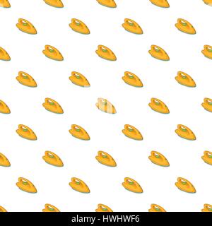 Orange iron pattern, cartoon style Stock Vector