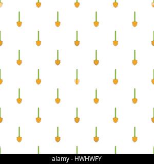 Toilet brush pattern, cartoon style Stock Vector