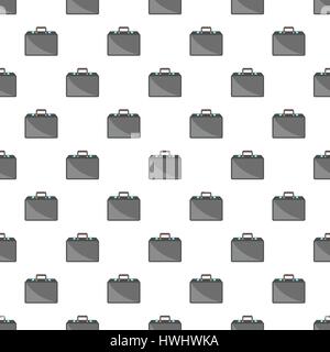Business briefcase pattern, cartoon style Stock Vector