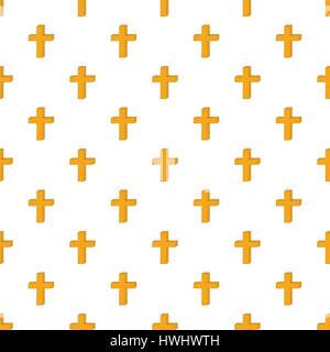 Cross pattern, cartoon style Stock Vector