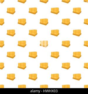 Cargo pattern, cartoon style Stock Vector