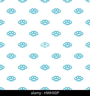 Knuckles pattern, cartoon style Stock Vector