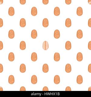 Fingerprint pattern, cartoon style Stock Vector