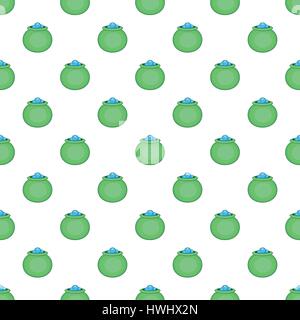 Boiler sorcerer pattern, cartoon style Stock Vector