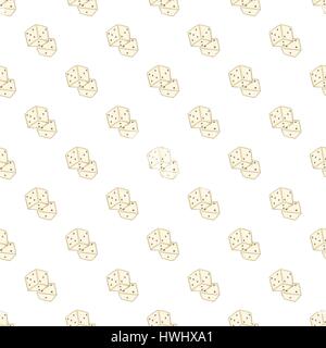 Dice pattern, cartoon style Stock Vector