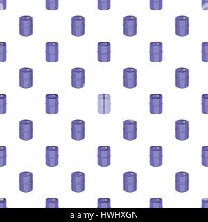 Barrel for gasoline pattern, cartoon style Stock Vector