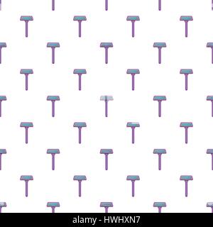 Razor pattern, cartoon style Stock Vector