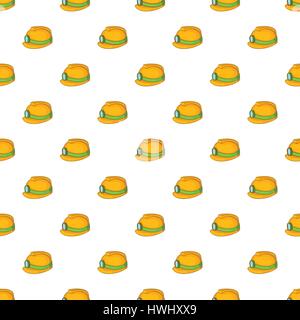 Helmet with light pattern, cartoon style Stock Vector