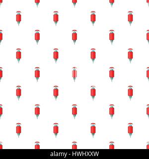 Detonator pattern, cartoon style Stock Vector