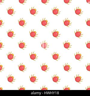 Mite pattern, cartoon style Stock Vector