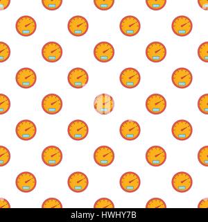 Speedometer pattern, cartoon style Stock Vector
