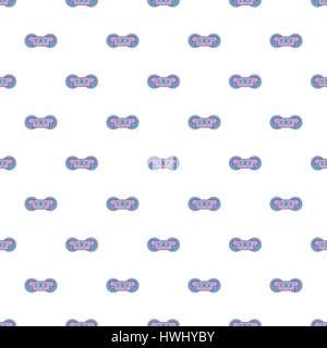 Train wheels pattern, cartoon style Stock Vector