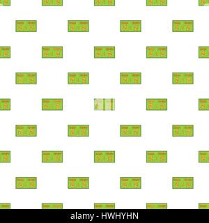 Scoreboard pattern, cartoon style Stock Vector