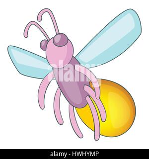 Firefly icon, cartoon style Stock Vector