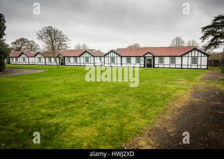 Royal Flying Corps buidings, Netheravon Airfield, Wiltshire, England, UK. Stock Photo