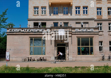 Computerspielemuseum, Karl-Marx-Allee, Friedrichshain, Berlin, Deutschland Stock Photo