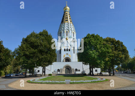 Russische Gedaechtniskirche, Philipp-Rosenthal-Strasse, Leipzig, Sachsen, Deutschland, Russische GedÃ¤chtniskirche Stock Photo