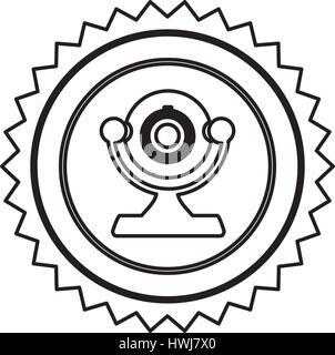 figure digital computer camera icon Stock Vector Image & Art - Alamy