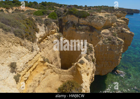 Do Castelo Beach, Albufeira, Praia Do Castelo, Algarve, Portugal, Europe Stock Photo