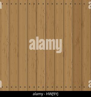 Wooden texture of a set vertical planks, vector illustration. Stock Vector