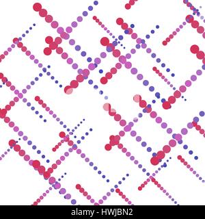 Abstract background with halftone effect. Texture of the lines with circles, vector illustration. Stock Vector