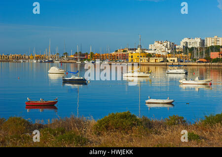 Portimao view from Ferragudo, Algarve, Portugal, Europe Stock Photo