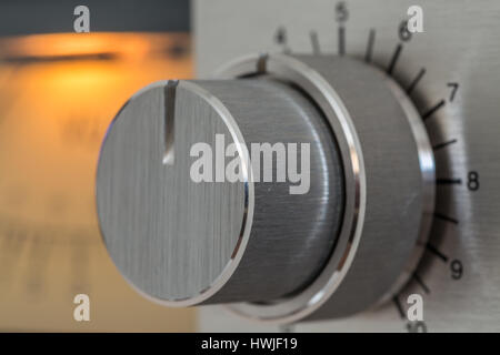 Vintage Knob Of Cassette Recorder Stock Photo