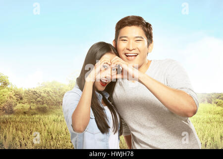 Young couple in love. Valentine's day concept Stock Photo