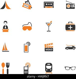 Travel icon set for web sites and user interface Stock Vector