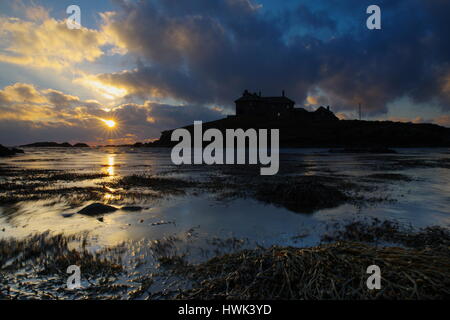 Craig y Mor, Lon Isallt, Trearddur Bay, North Wales, United Kingdom, Stock Photo