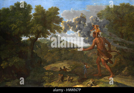 poussin orion nicolas searching blind rising sun 1658 alamy