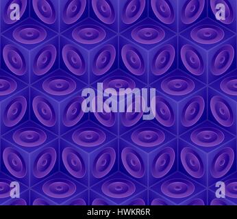 Seamless pattern from isometric cubes. Abstract geometric backdrop. Design background Stock Vector