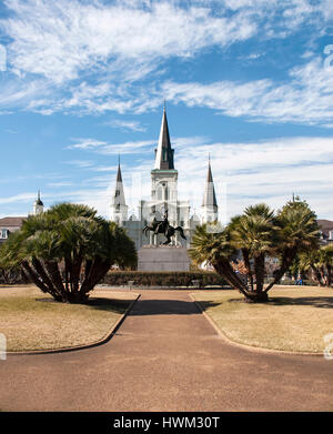Andrew Jackson statue, New Orleans Stock Photo