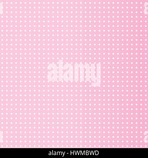 small white dots on a pink background Stock Vector