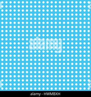 lots of large white dots with blue background Stock Vector