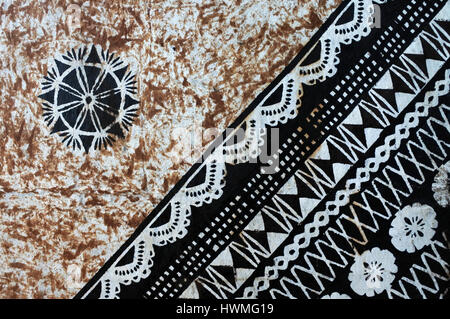 Fijian tapa cloth Stock Photo - Alamy