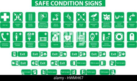 set of prohibition signs on white background Stock Vector