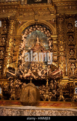 Chapel of the Most Holy Sacrament, Church of São Roque, Bairro Alto, Lisbon, Portugal Stock Photo